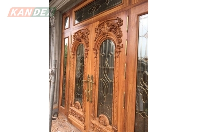 Cửa thép vân gỗ 4 cánh nên lắp đặt cho phòng khách, xem ngay