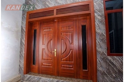 Cửa sắt vân gỗ 4 cánh có chống trộm được không? Xem ngay!