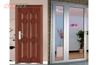 So sánh cửa thép vân gỗ và cửa nhôm kính- Cấu trúc giá thành
