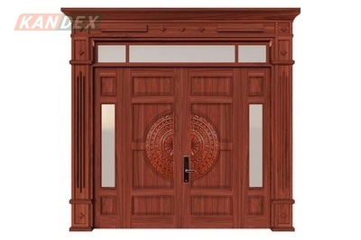 Cửa thép vân gỗ kính có ưu điểm gì? Vì sao được yêu thích?