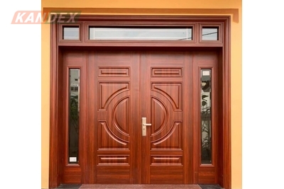 Cửa thép vân gỗ 4 cánh dần thay thế sản phẩm tự nhiên, lý do