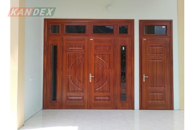 Cửa vân gỗ dần thay thế sản phẩm tự nhiên, lý do