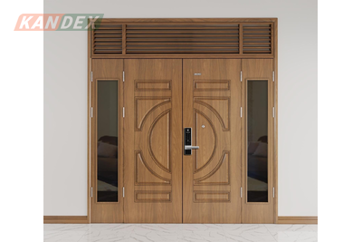 Cửa thép vân gỗ 4 cánh lệch có chống trộm được không?