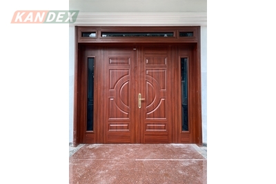 Cửa thép vân gỗ hãng nào tốt? Nên chọn Kandex Việt Nam?