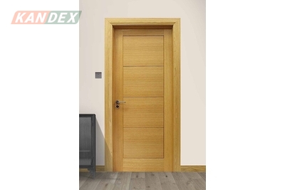 Cửa thép giả vân gỗ 1 cánh thích hợp lắp đặt cho phòng ngủ