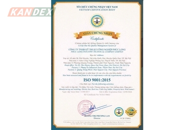 Cửa chống cháy thép Kandex Việt Nam đạt tiêu chuẩn gì?