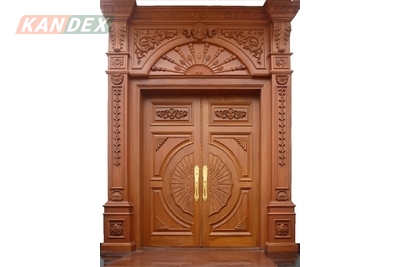 Top 3 mẫu cửa thép vân gỗ đẹp hợp gia chủ mệnh Thổ