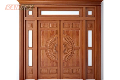 Giá cửa thép vân gỗ 4 cánh: tiết kiệm chi phí, đẳng cấp