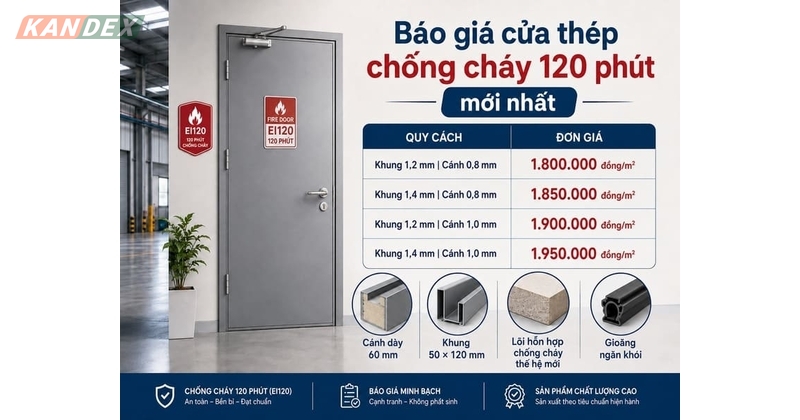 Báo Giá Cửa Thép Chống Cháy 12...