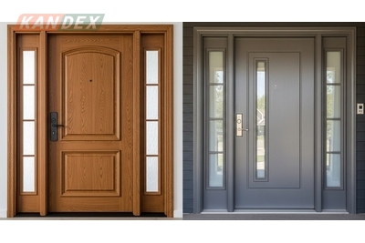 Cửa Thép Vân Gỗ Kính Nên Chọn Kính 8 Hay 10mm?
