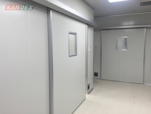 Lắp đặt cửa trượt công nghiệp tại đơn vị sản xuất thực phẩm sạch Hải Phòng