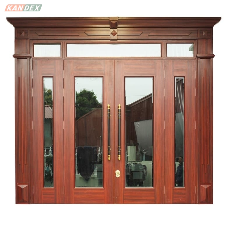 Cửa Thép Vân Gỗ Kính - Kích Thước Lỗ Ban Cửa Chính 