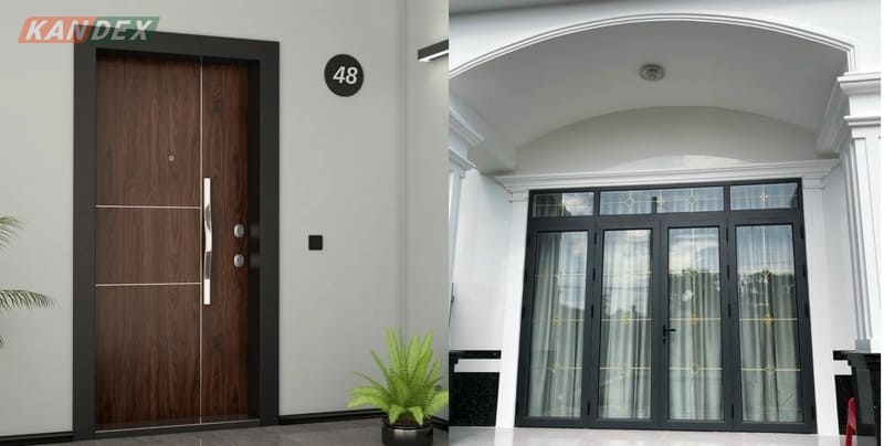 Cửa Thép Sơn Tĩnh Điện Vân Gỗ Và Cửa Nhôm Kính: Loại Nào Tốt Hơn?