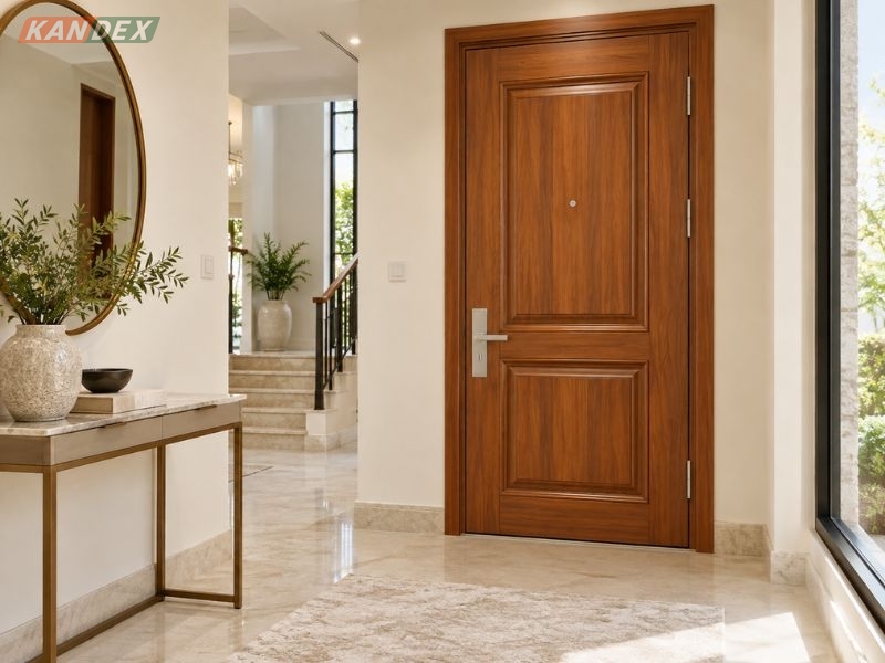 Cửa Thép Giả Gỗ - Cách Chọn Chiều Mở Không Vướng Nội Thất