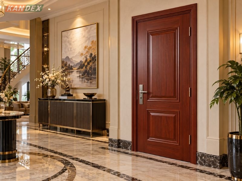 Cửa Thép Giả Gỗ - Cách Chọn Chiều Mở Không Vướng Nội Thất