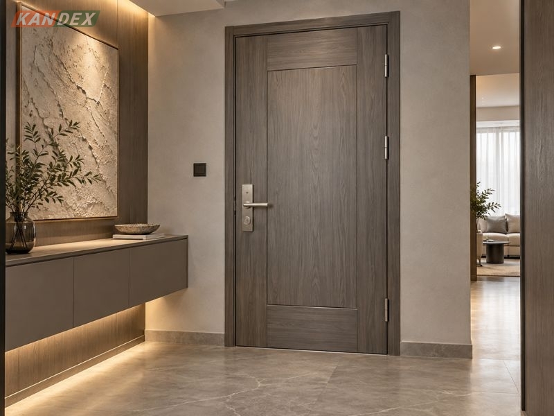 Cửa Thép Giả Gỗ - Cách Chọn Chiều Mở Không Vướng Nội Thất