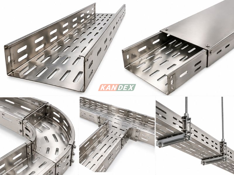 Khay Cáp Inox 304 Chính Hãng, Sẵn Kho, Giao Hàng Hỏa Tốc