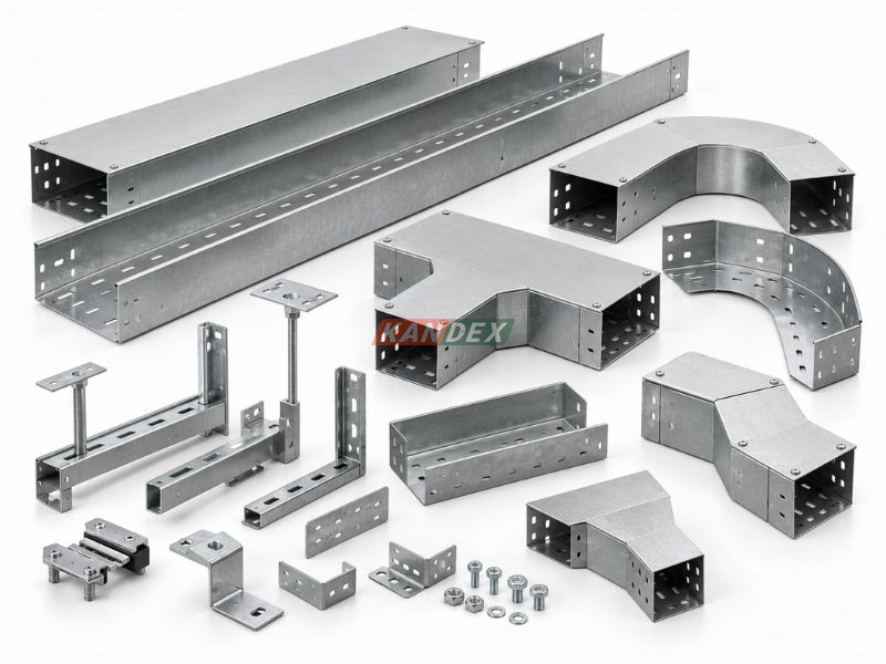 Máng Cáp Tôn ZAM - Gia Công Theo Bản Vẽ, Đồng Bộ Phụ Kiện